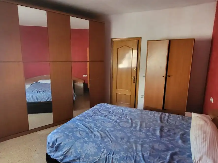 Schlafzimmer von Wohnung zur Miete in L'Olleria mit Abstellraum, Möbliert und Balkon