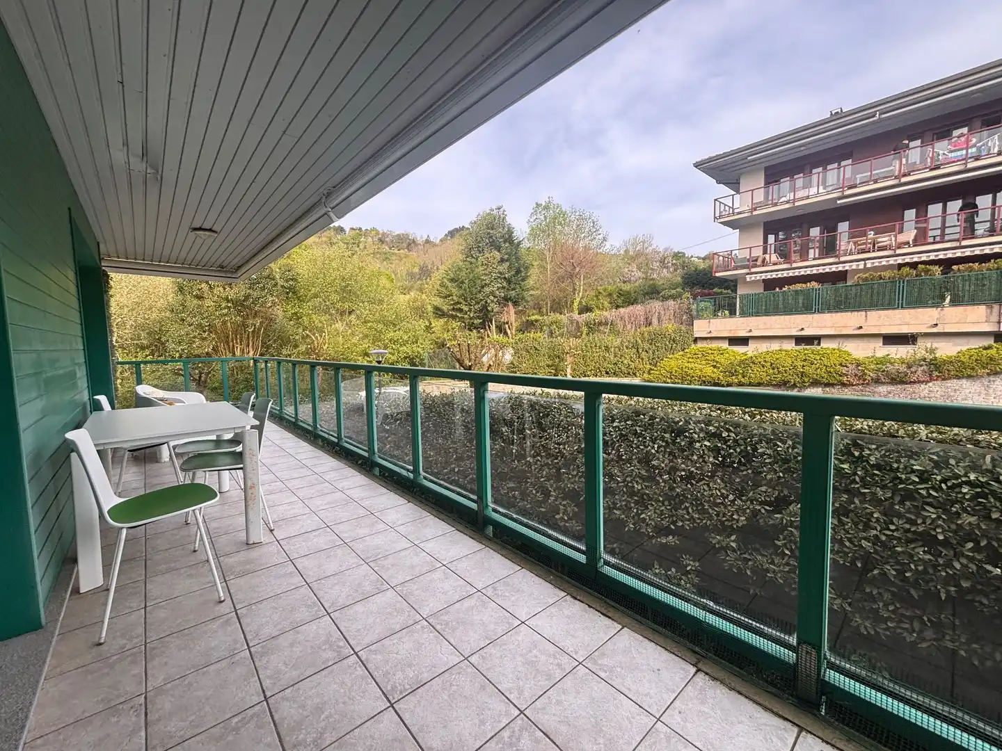 Terrasse von Wohnung zum Verkauf in Hondarribia mit Heizung, Abstellraum und Schwimmbad
