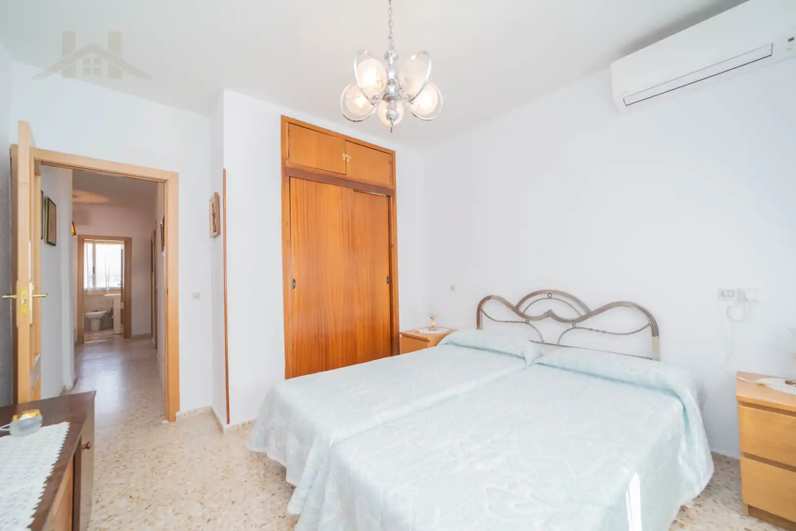 Bedroom of Houses for sale in Santa Cruz del Retamar  with Air Conditioner, Heating and Private garden