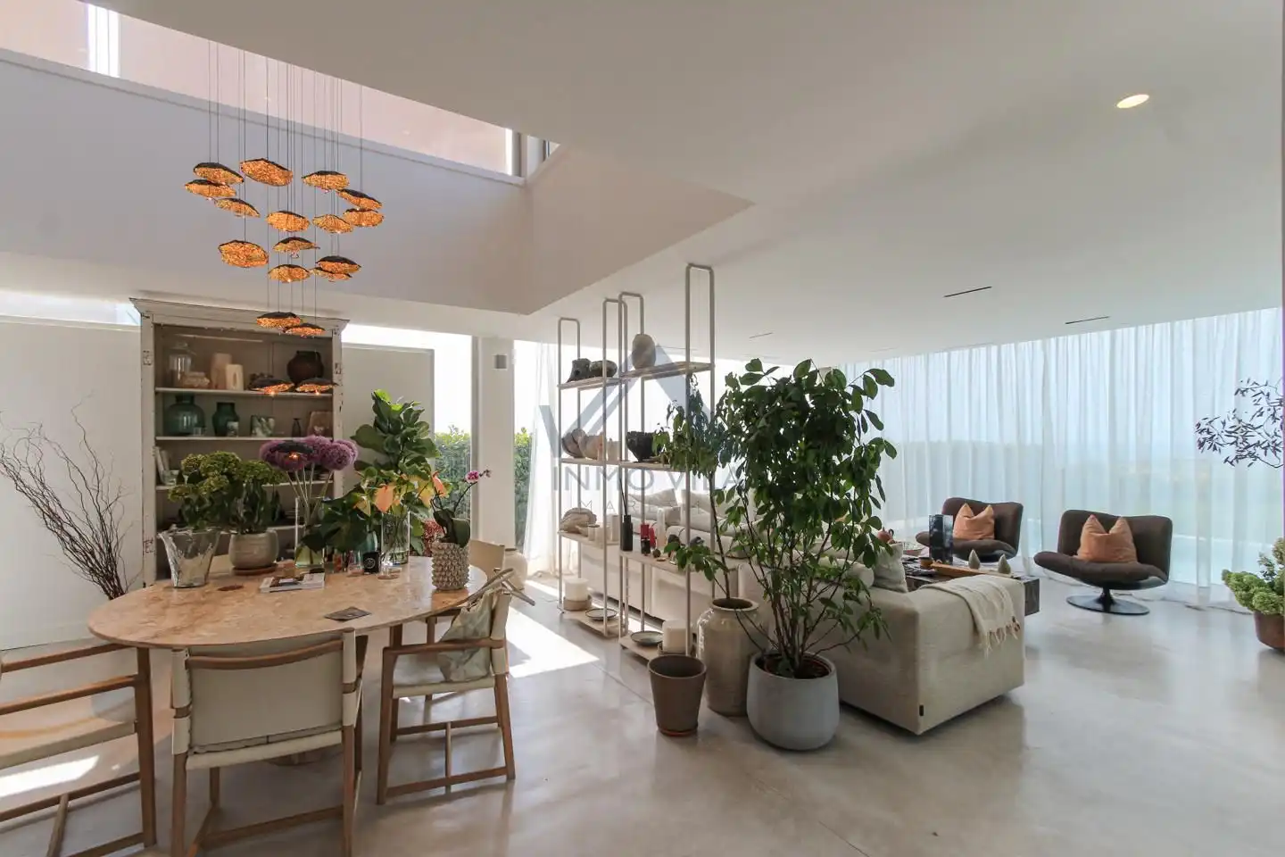 Wohnzimmer von Haus oder Chalet zum Verkauf in Sant Vicenç de Montalt mit Klimaanlage, Privatgarten und Terrasse