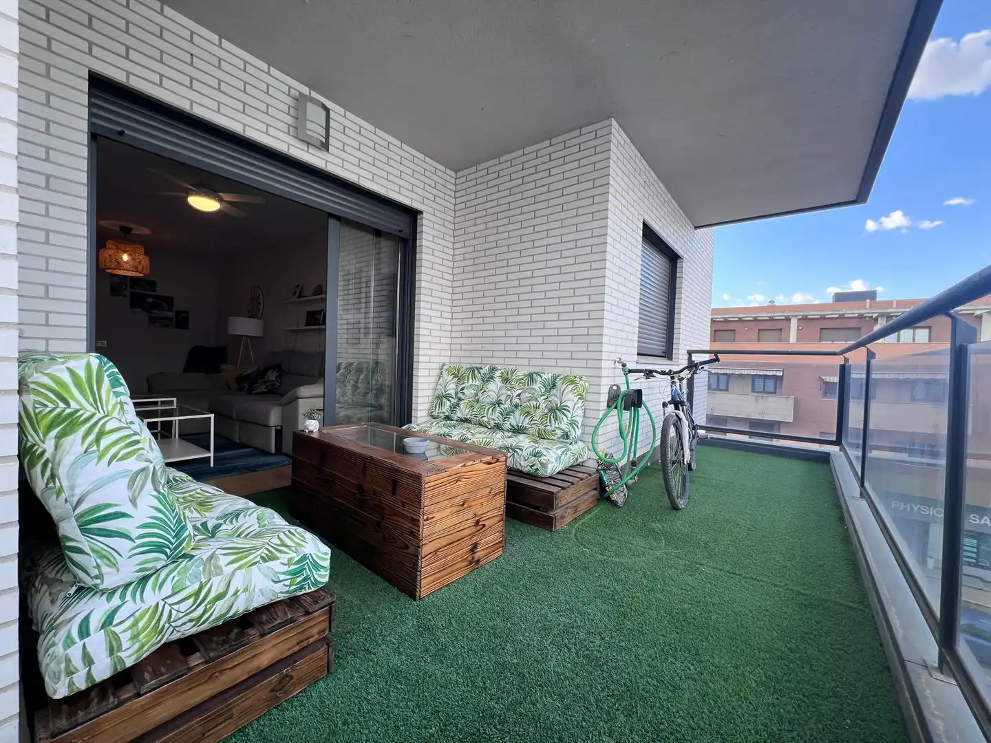 Terrace of Flat for sale in Cáceres  with Storage room, Swimming Pool and Furnished