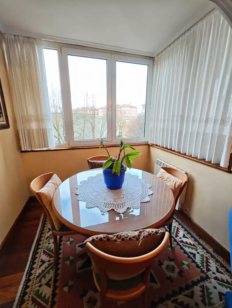 Dining room of Flat for sale in Durango  with Heating, Furnished and Balcony