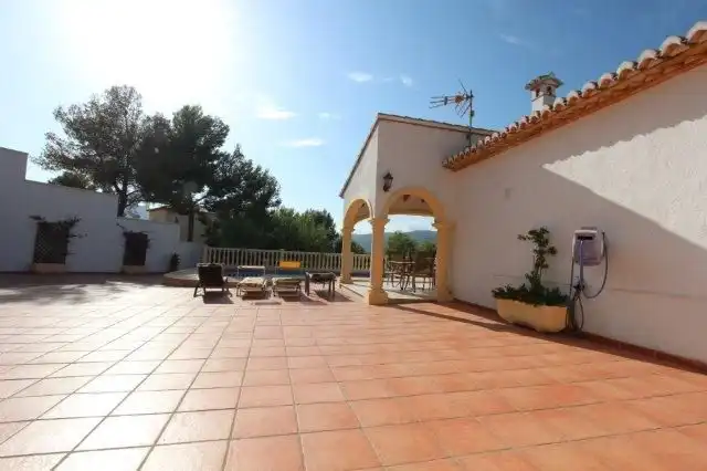 Terrassa de Casa o xalet en venda en Calpe / Calp amb Aire condicionat, Calefacció i Piscina