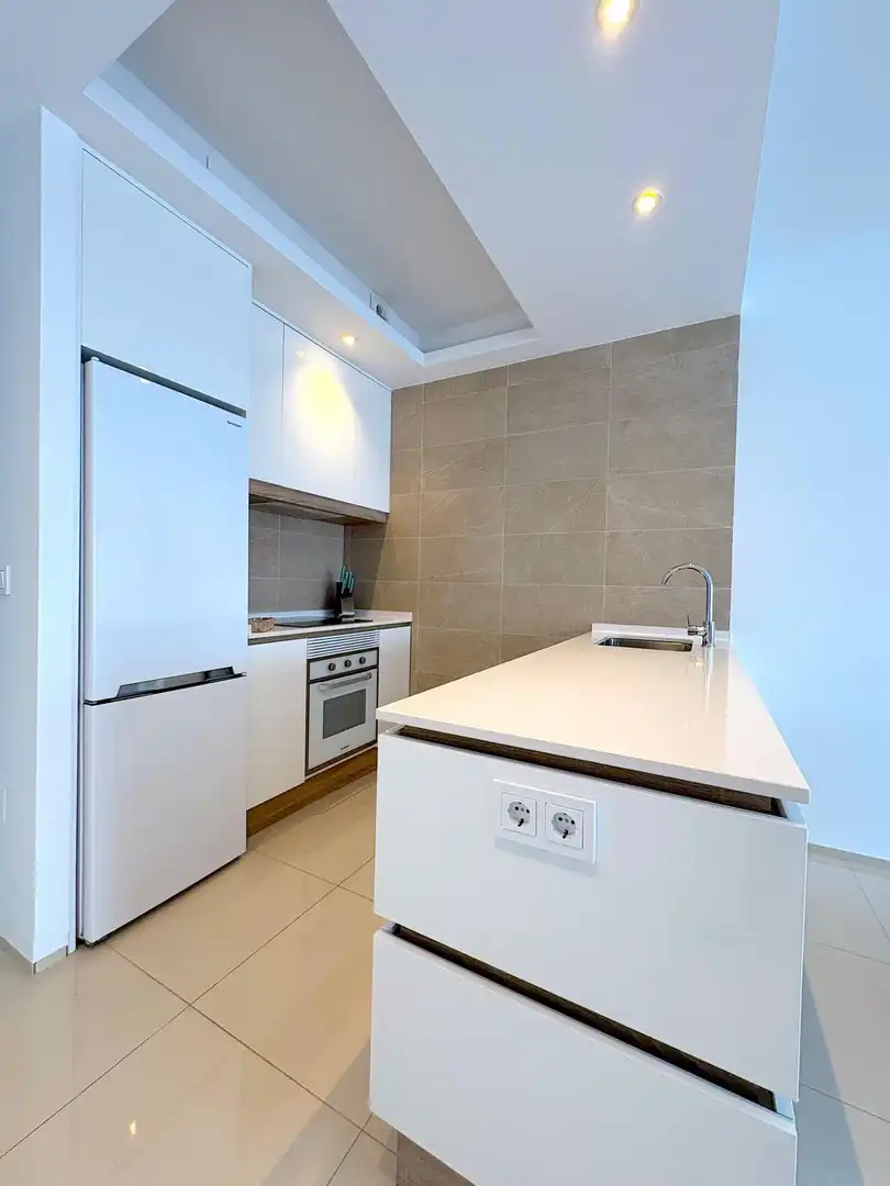 Cocina de Apartamento en venta en Rojales con Aire acondicionado, Jardín privado y Terraza