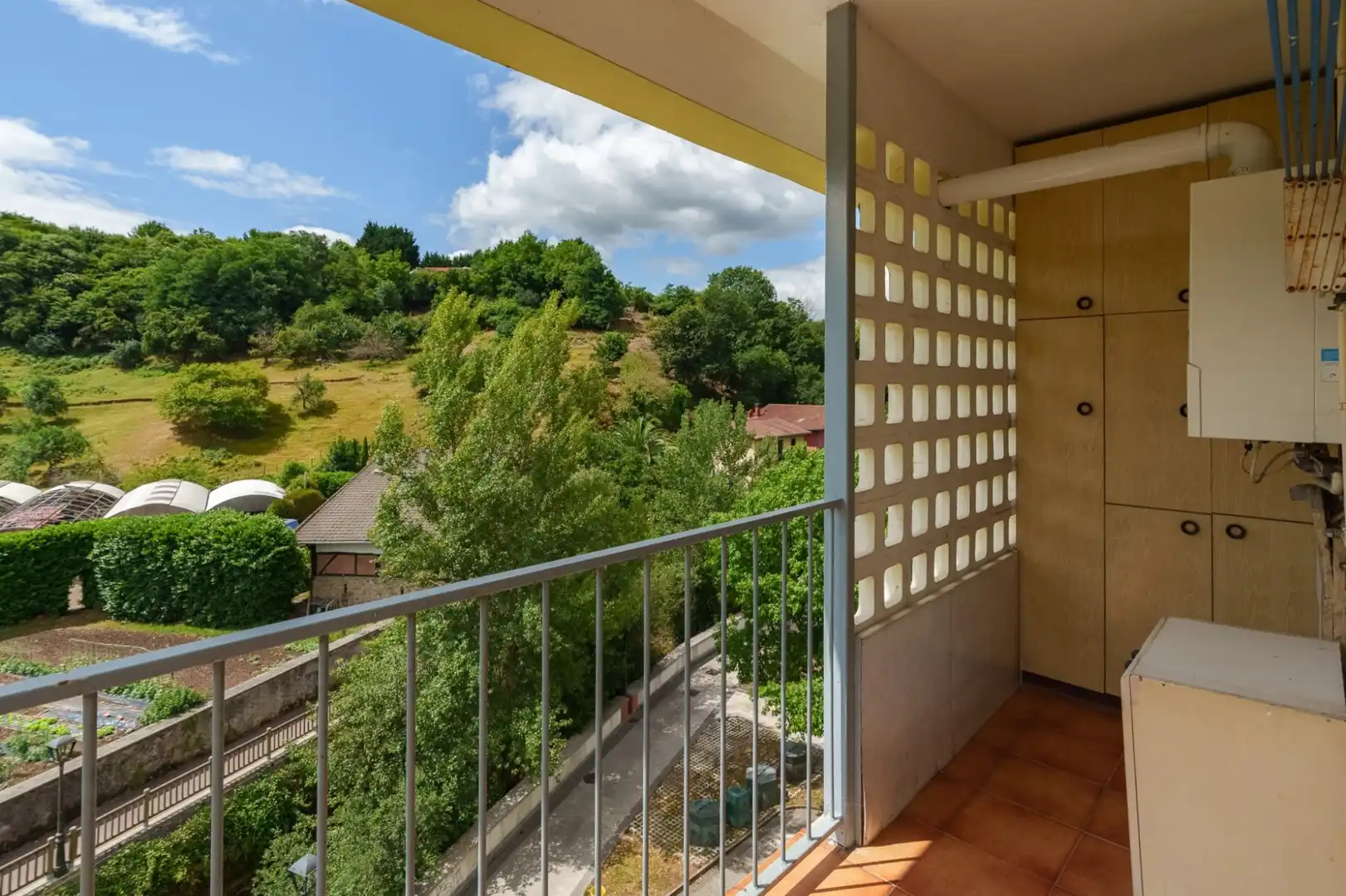Terrasse von Wohnung zum Verkauf in Ibarra mit Heizung, Abstellraum und Möbliert