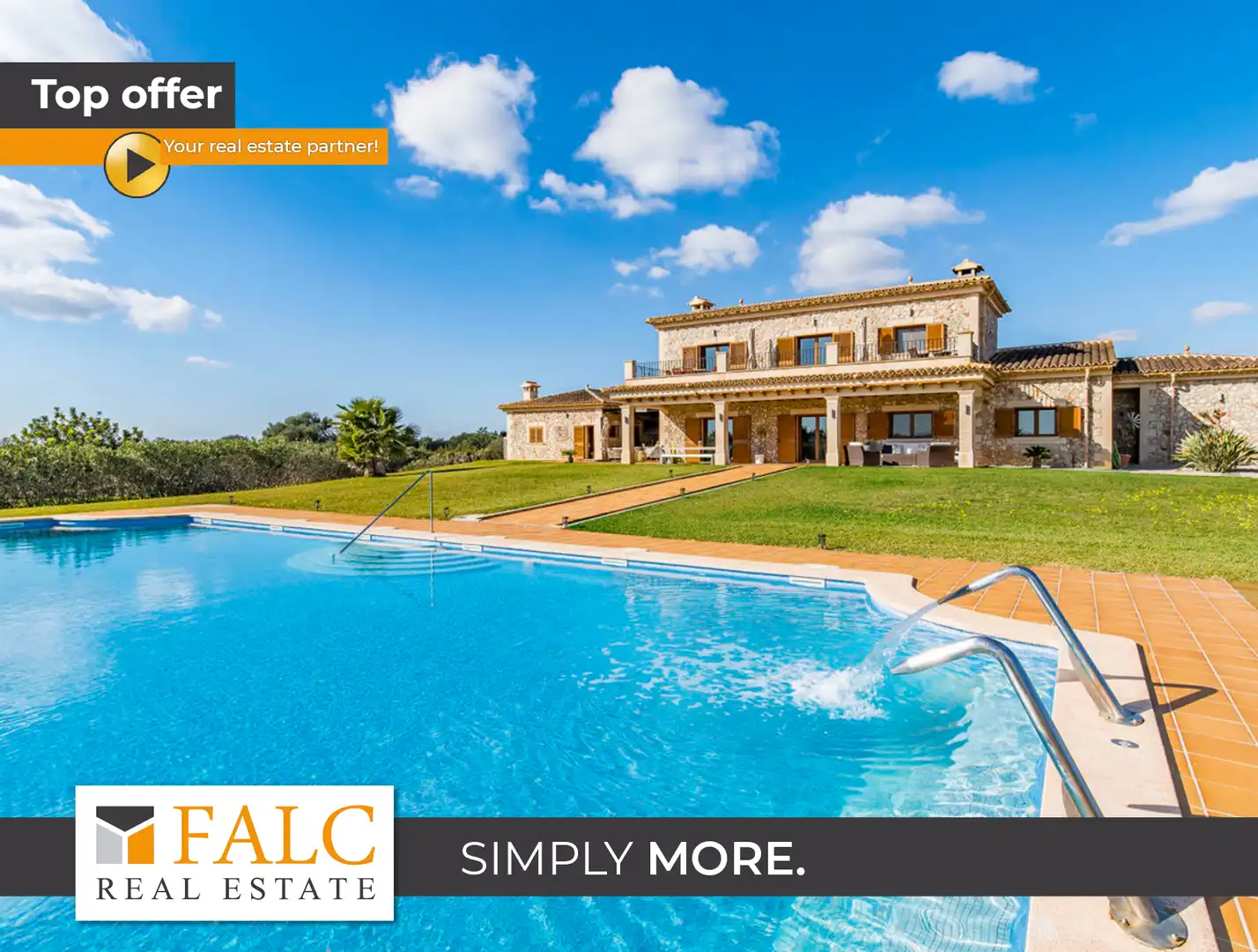 Maison rustique avec piscine à vendre à Llucmajor pueblo