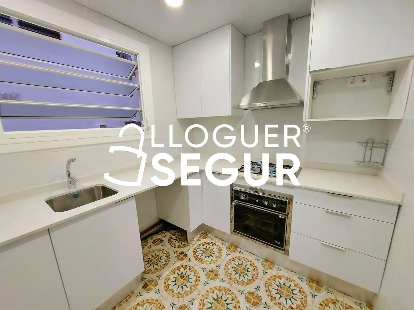 Kitchen of Flat for rent in Barcelona  with Heating and Terrace