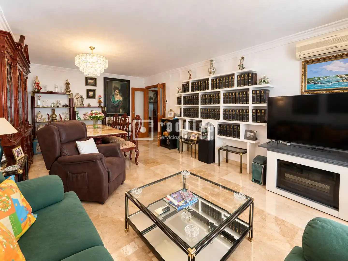 Sala d'estar de Pis en venda en Málaga amb Aire condicionat, Calefacció i Terrassa