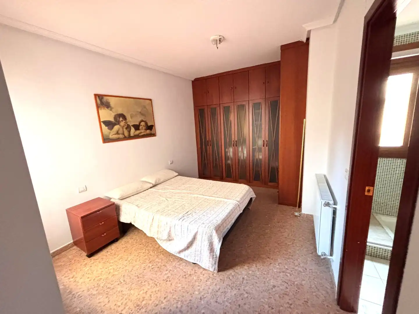 Schlafzimmer von Wohnung zum Verkauf in Mérida mit Heizung, Terrasse und Möbliert