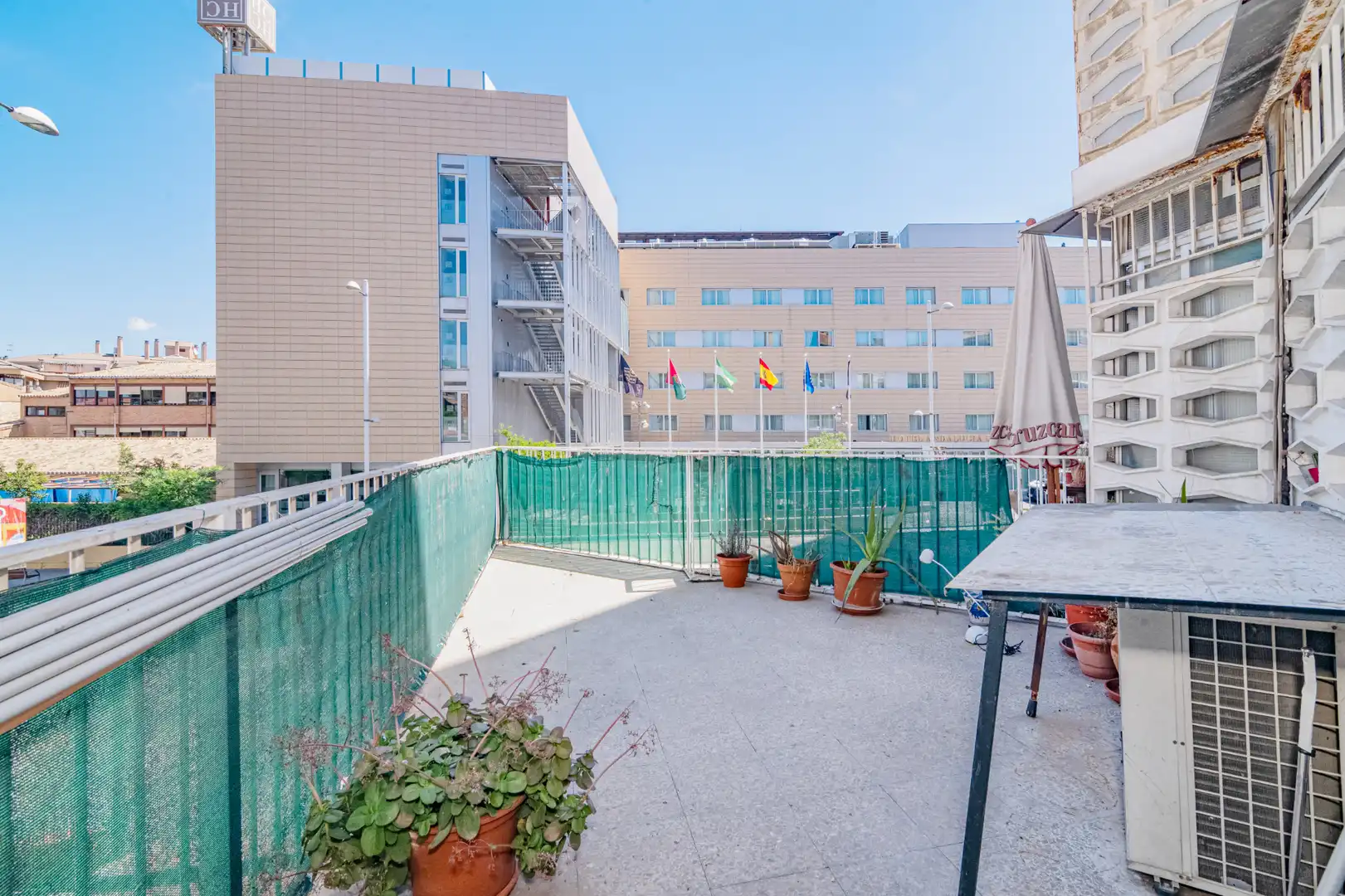 Terrace of Flat for sale in Granada  with Terrace, Storage room and Balcony