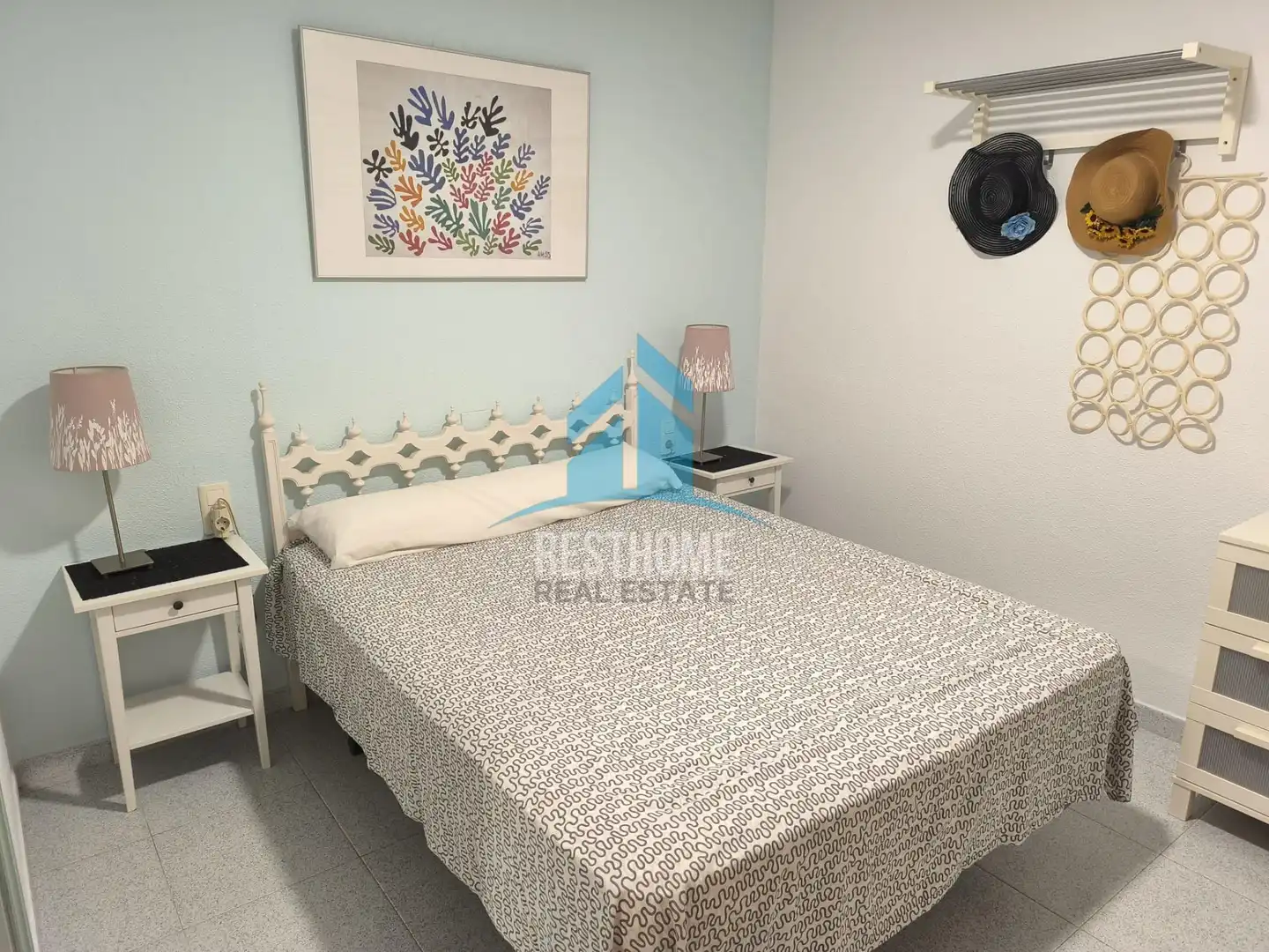 Bedroom of Flat for sale in Cullera  with Heating, Terrace and Furnished