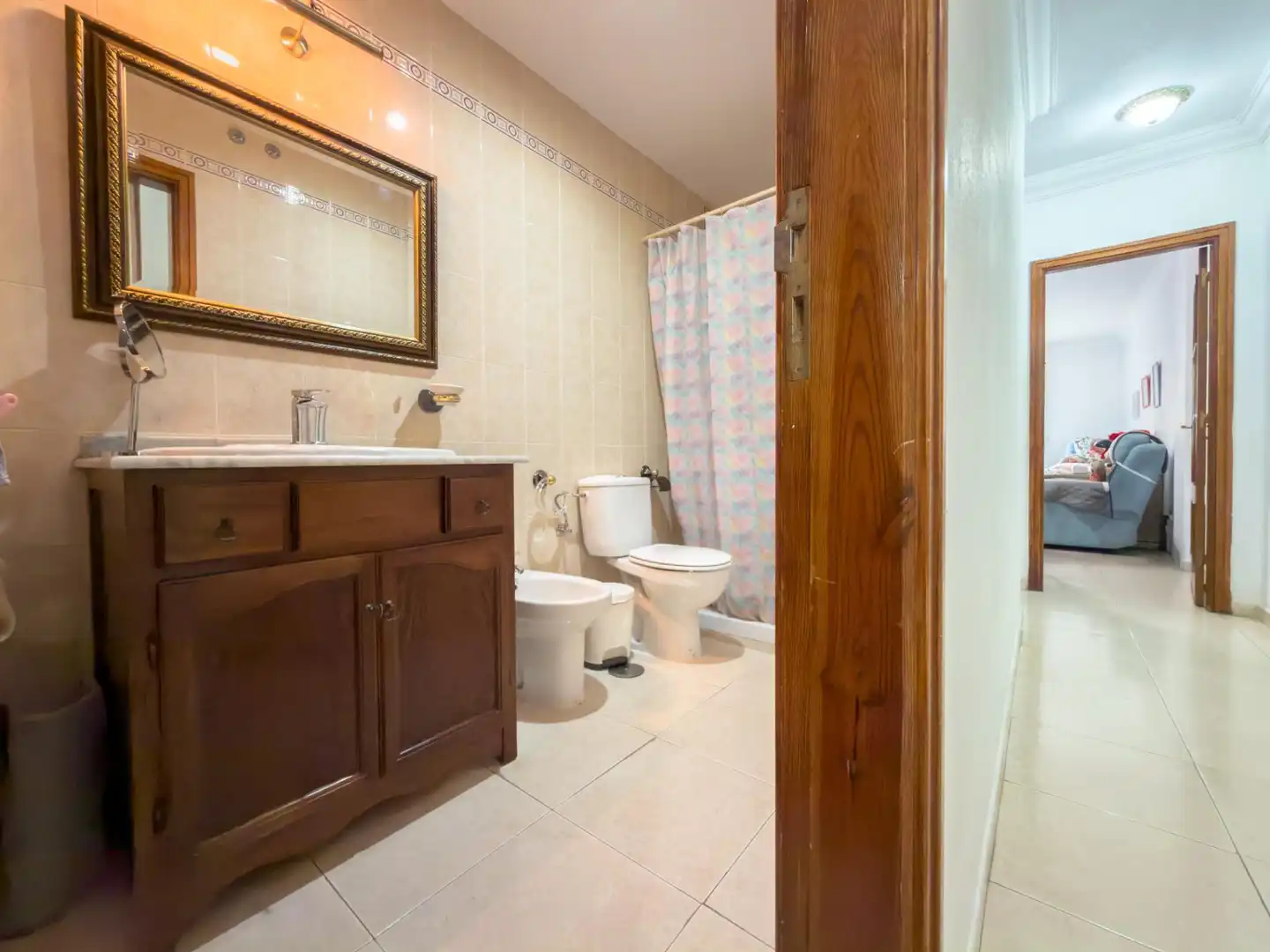 Badezimmer von Erdgeschoss zum Verkauf in San Cristóbal de la Laguna mit Klimaanlage und Terrasse