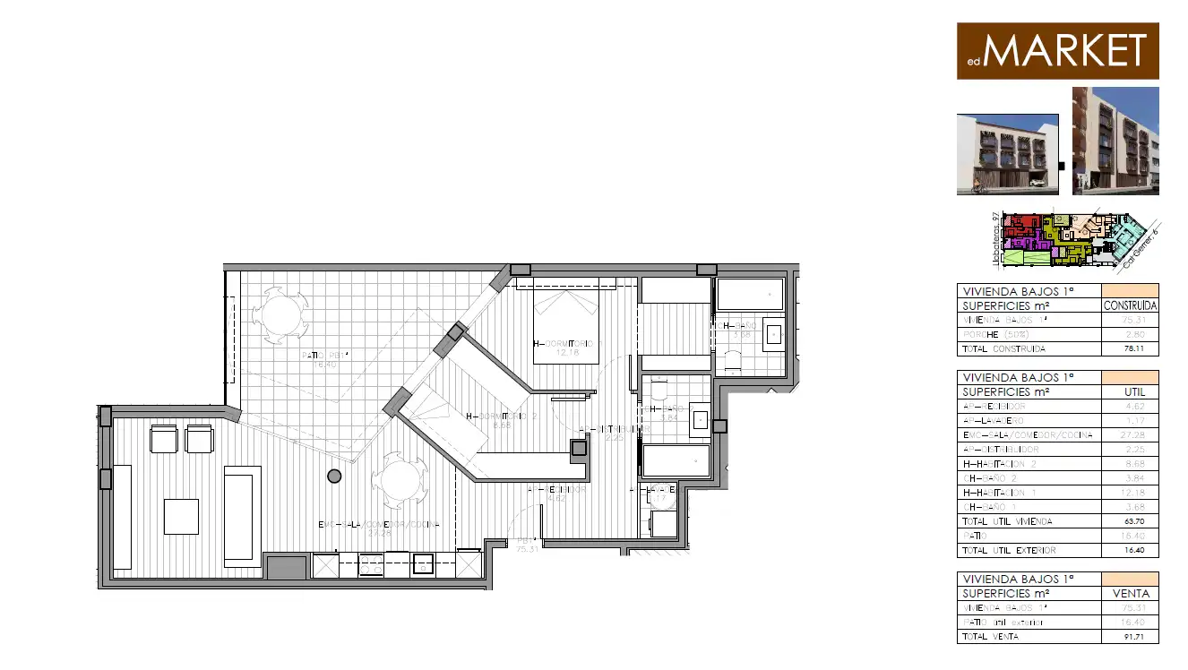 Flat with lift for sale in Carrer de Cal Gerrer 6