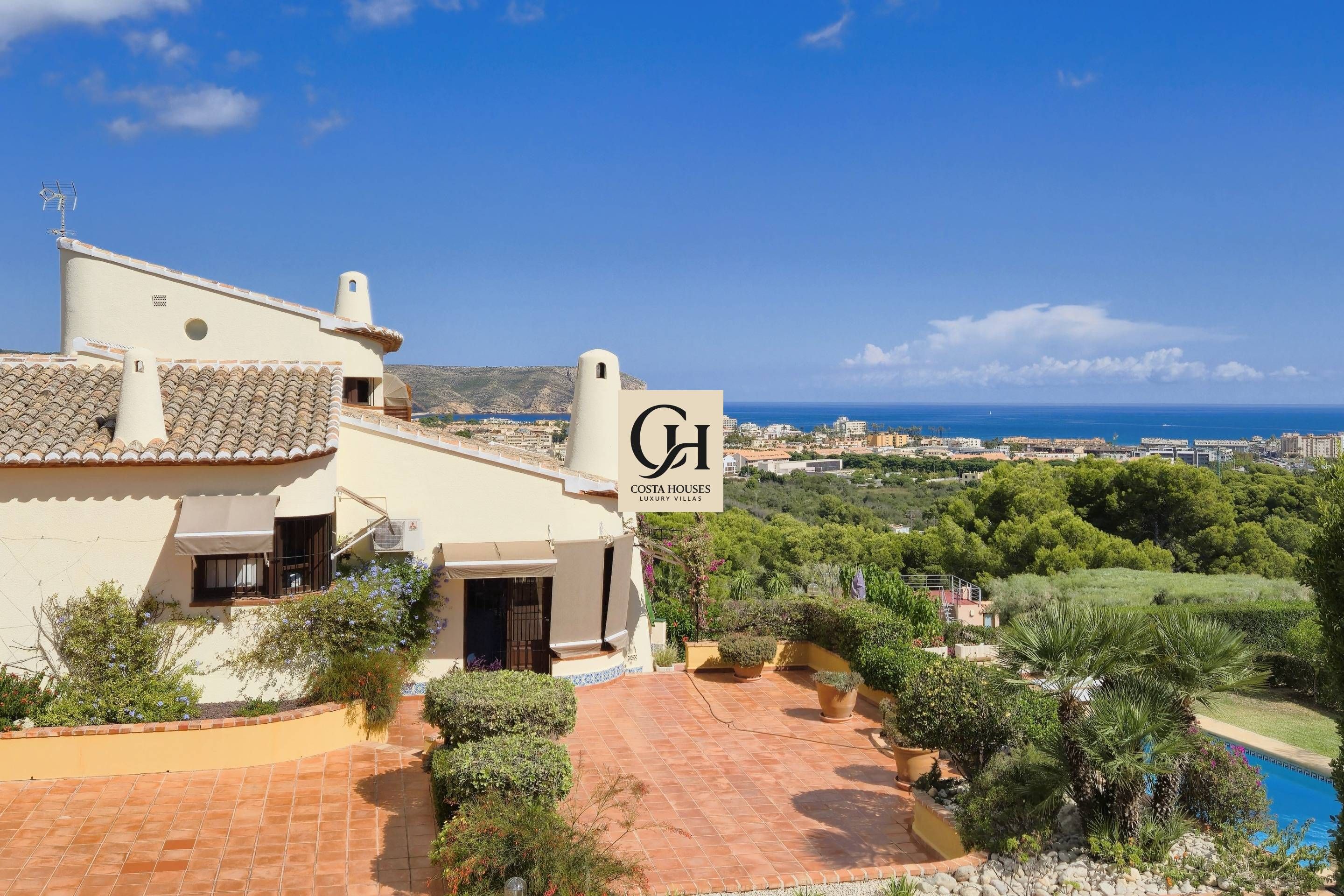 Garden of Country house for sale in Jávea / Xàbia  with Air Conditioner, Heating and Private garden