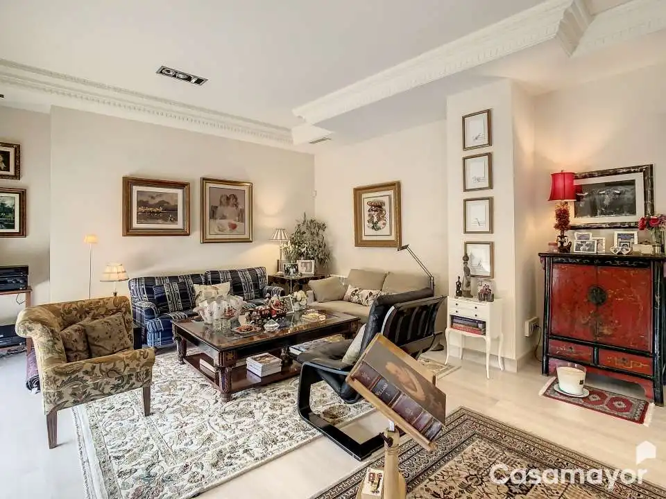 Sala de estar de Casa o chalet en venta en Mutxamel con Aire acondicionado, Calefacción y Jardín privado