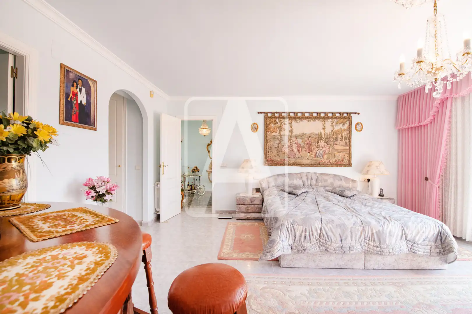 Dormitori de Casa o xalet en venda en Calpe / Calp amb Aire condicionat, Calefacció i Jardí privat