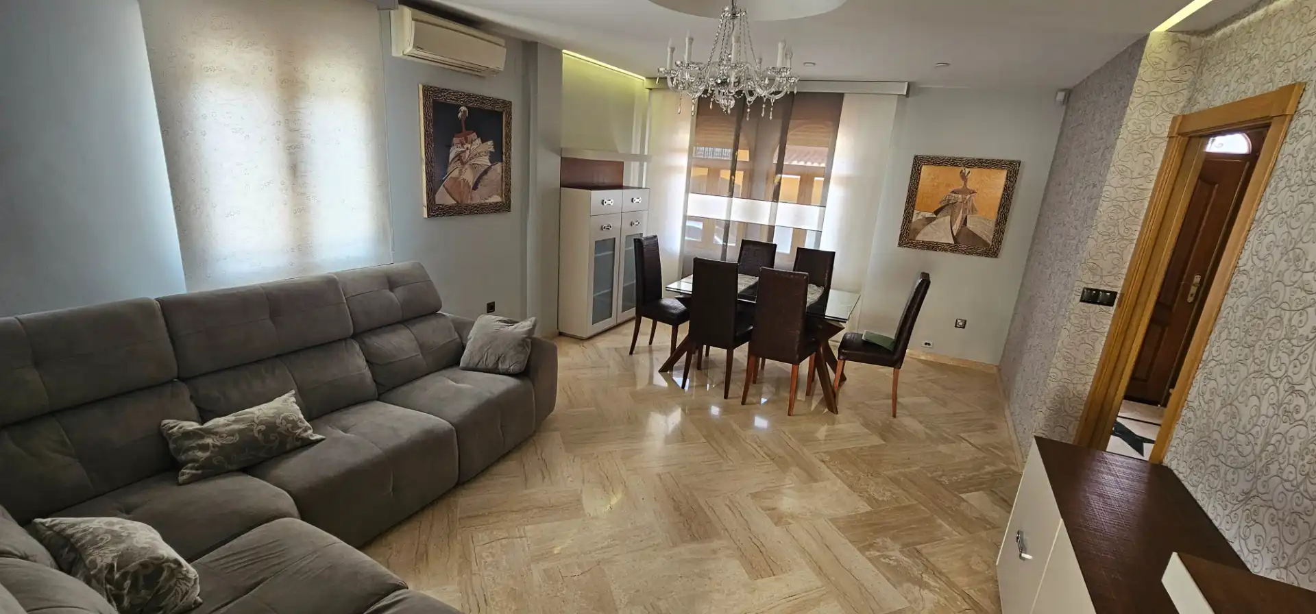 Sala de estar de Casa o chalet de alquiler en Maracena con Aire acondicionado, Terraza y Amueblado