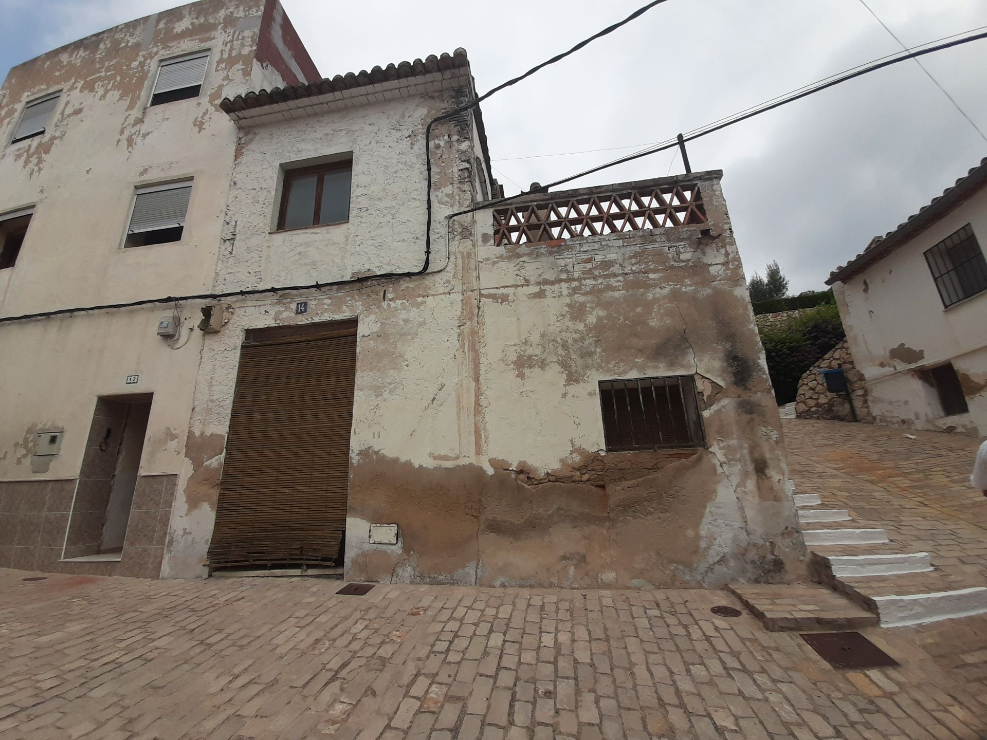 Vista exterior de Casa adosada en venda en  Valencia Capital amb Terrassa i Balcó