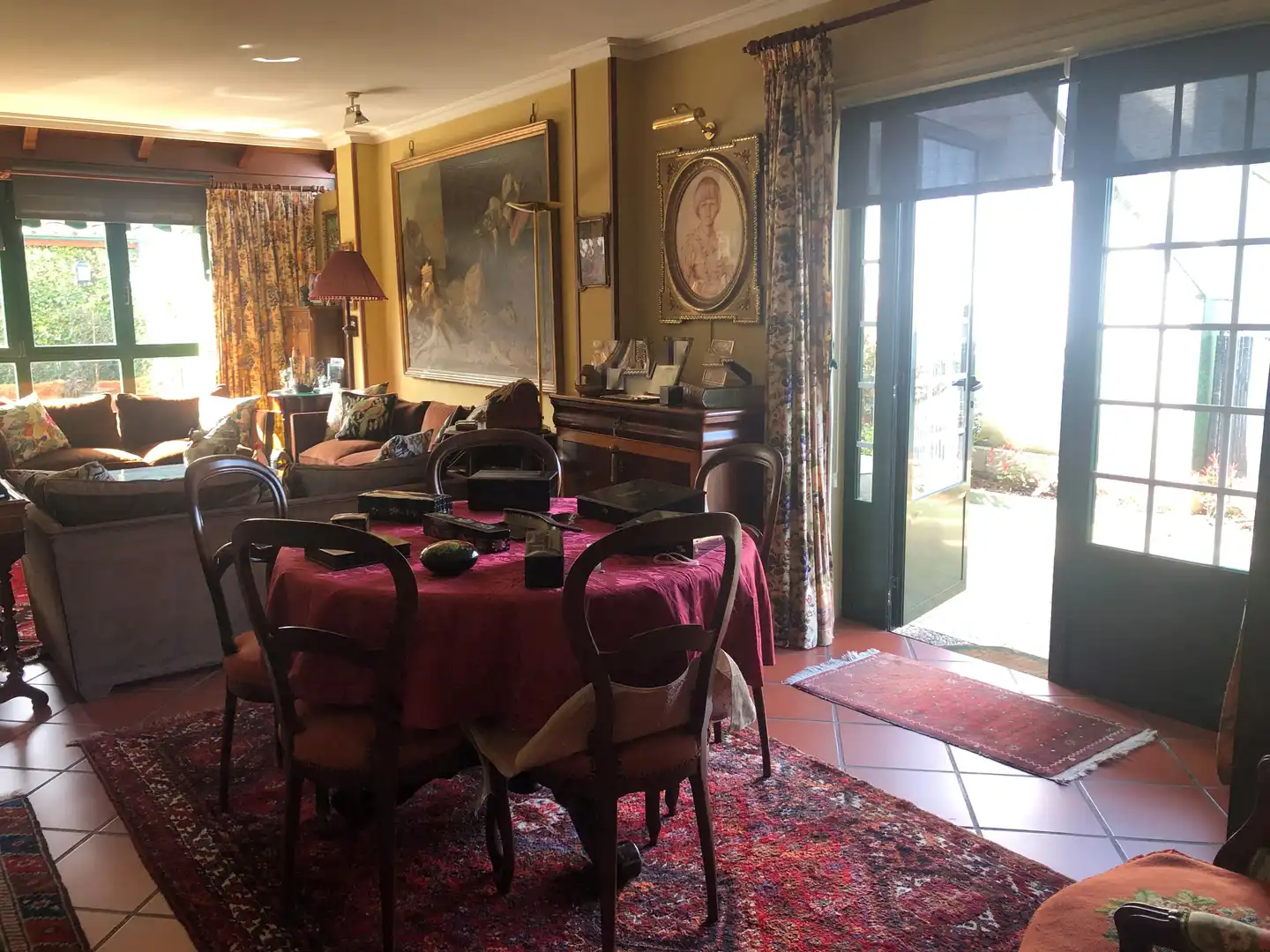 Esszimmer von Haus oder Chalet zum Verkauf in Oleiros mit Privatgarten, Parkett und Terrasse