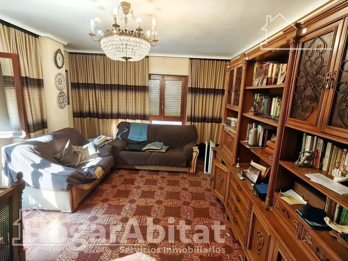 Sala de estar de Piso en venta en Castellón de la Plana / Castelló de la Plana con Jardín privado y Balcón