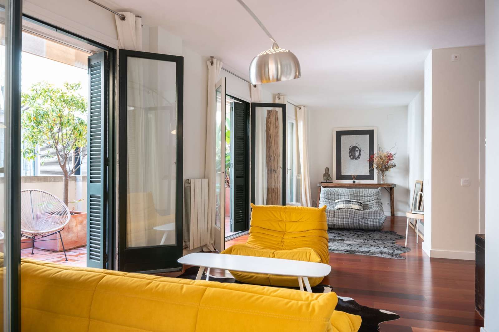Sala d'estar de Apartament per a compartir en  Barcelona Capital amb Aire condicionat, Calefacció i Terrassa