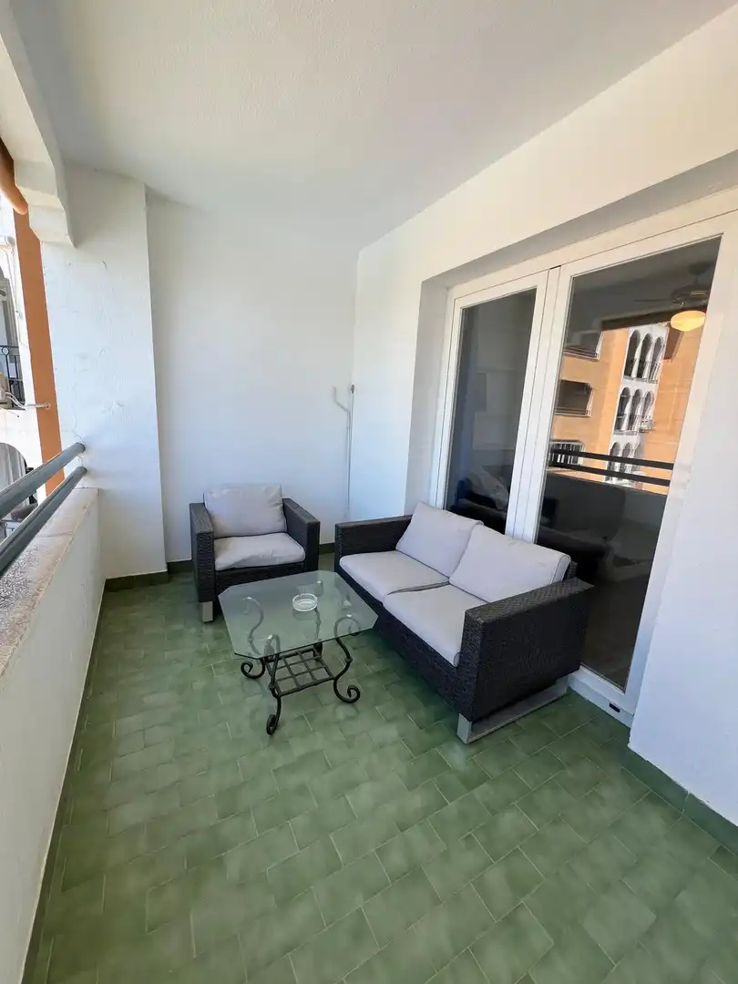 Terraza de Apartamento en venta en Estepona con Aire acondicionado, Terraza y Piscina
