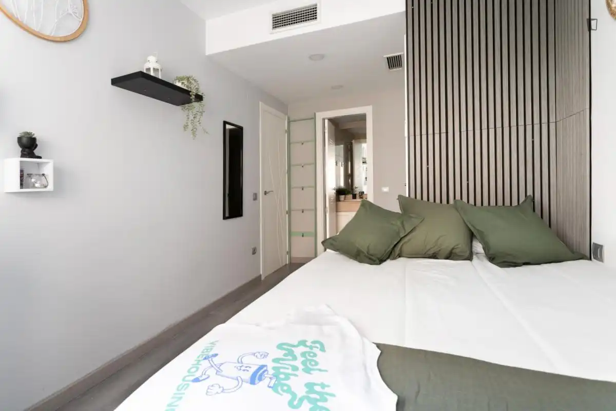 Bedroom of Apartments for rent in Madrid  with Heating, Furnished and Oven