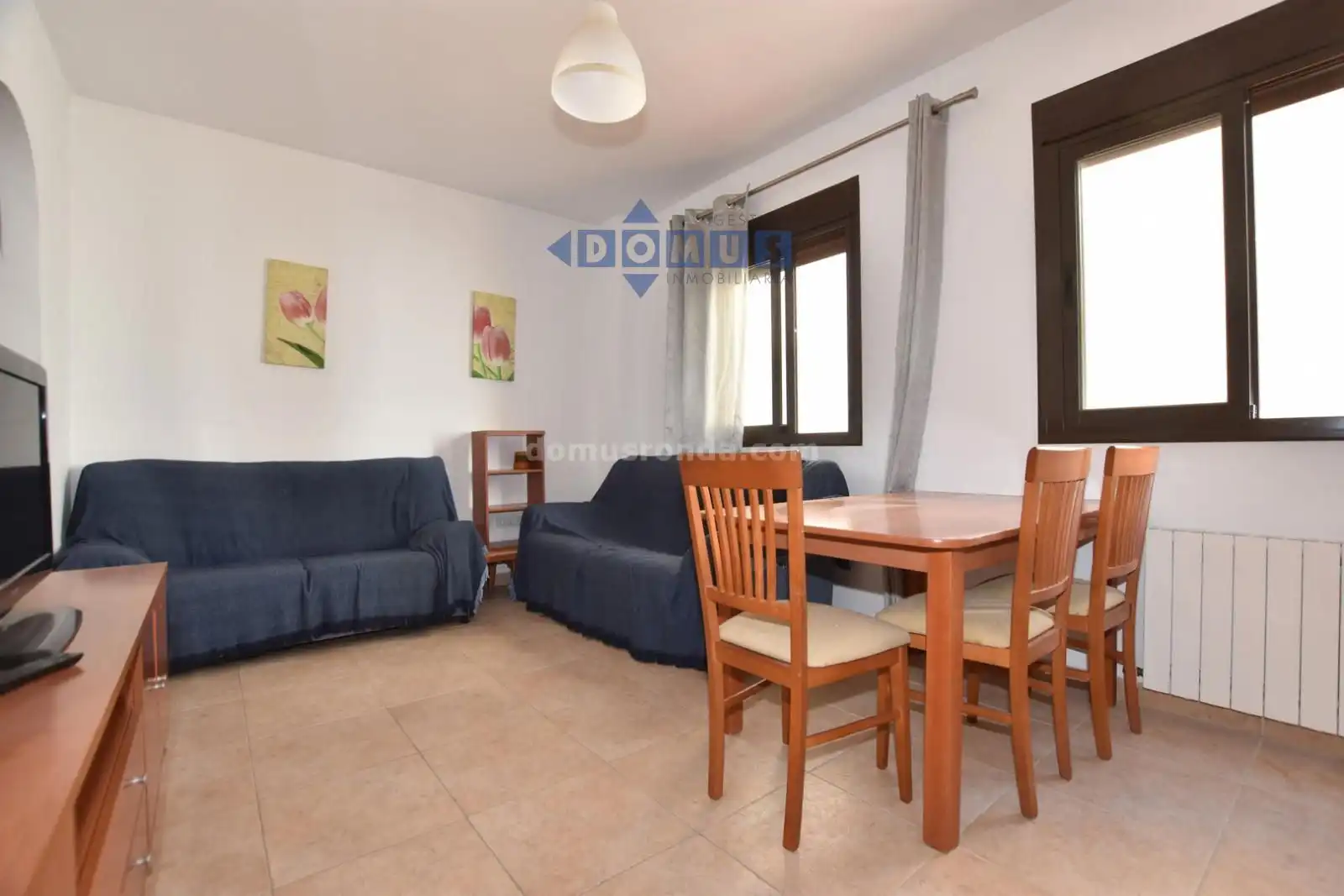 Wohnzimmer von Wohnung zur Miete in Ronda mit Heizung und Möbliert