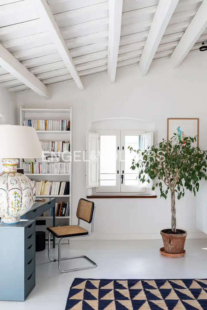 Living room of Houses for rent in Caldes d'Estrac  with Air Conditioner, Heating and Private garden