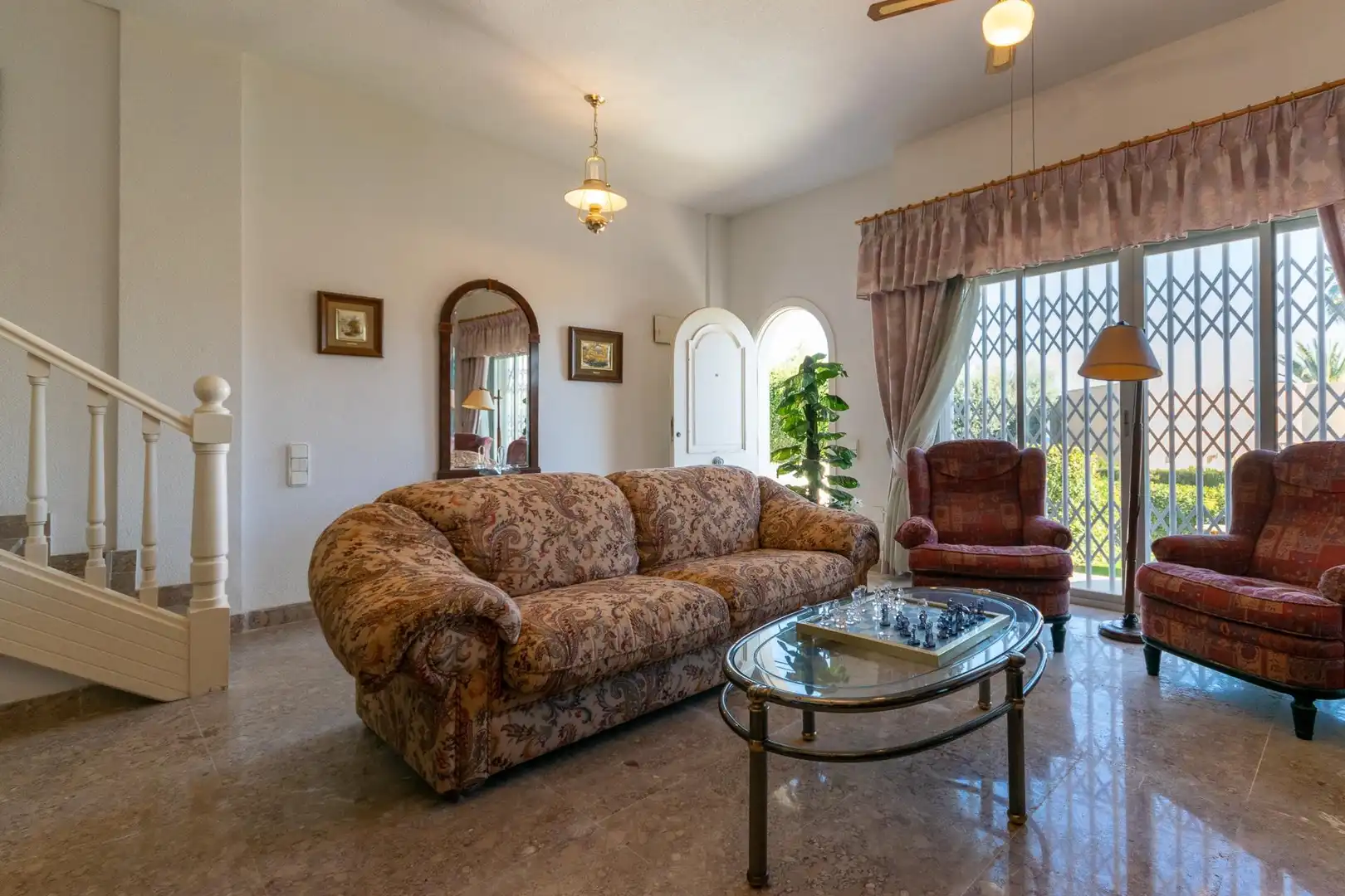 Sala de estar de Casa adosada en venta en Santa Pola con Jardín privado y Terraza