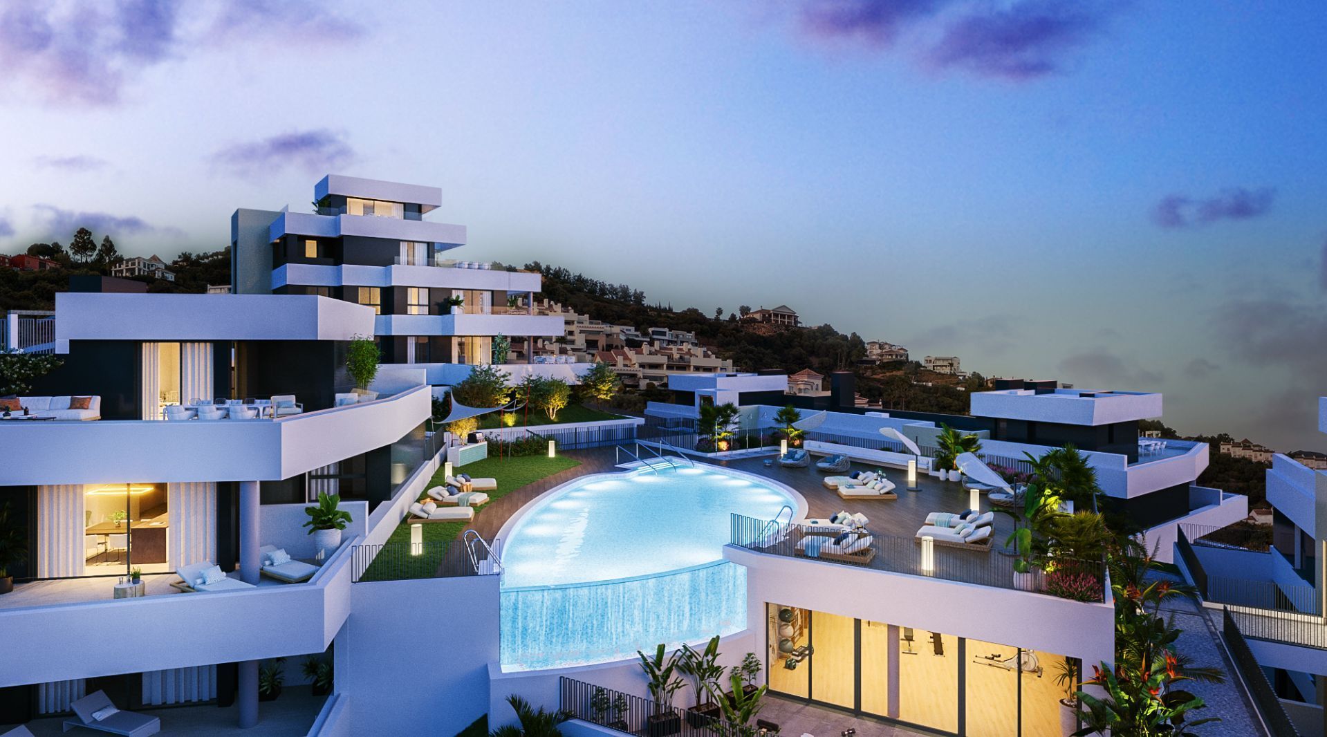 Piscina de Piso en venta en Marbella con Aire acondicionado, Terraza y Trastero