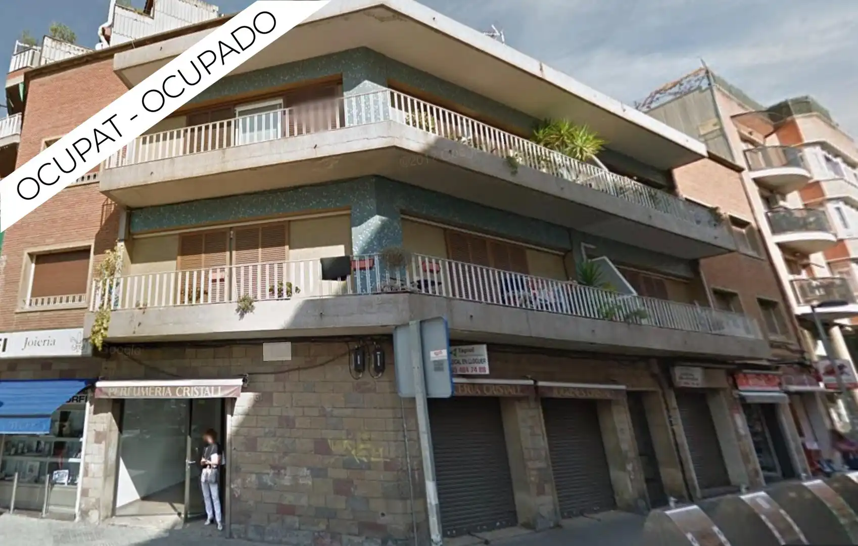 Vista exterior de Apartament en venda en Sant Adrià de Besòs amb Balcó