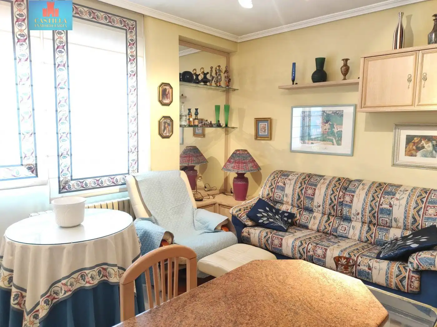 Living room of Flat for rent in Ávila  with Heating, Storage room and Furnished