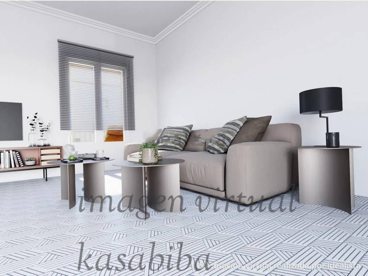 Living room of Flat to rent in  Valencia Capital  with Air Conditioner, Heating and Balcony