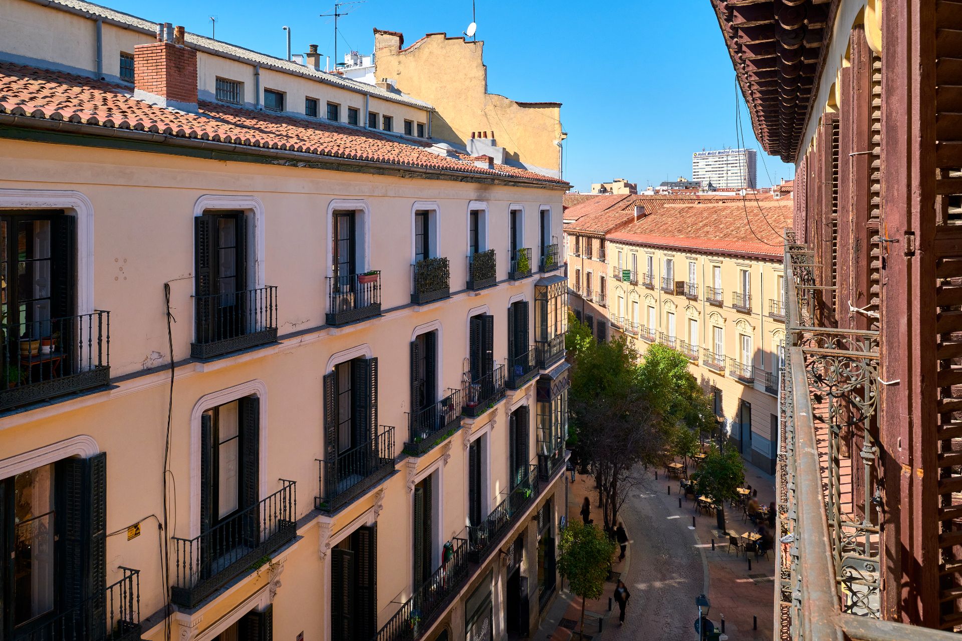 Vista exterior de Piso en venta en  Madrid Capital con Aire acondicionado, Calefacción y Trastero