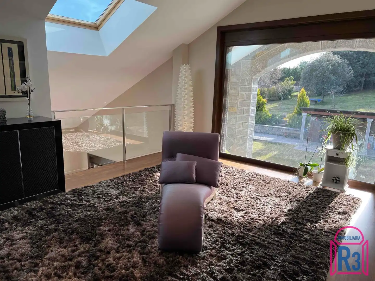 Sala de estar de Casa o chalet en venta en Cuadros con Calefacción, Terraza y Piscina