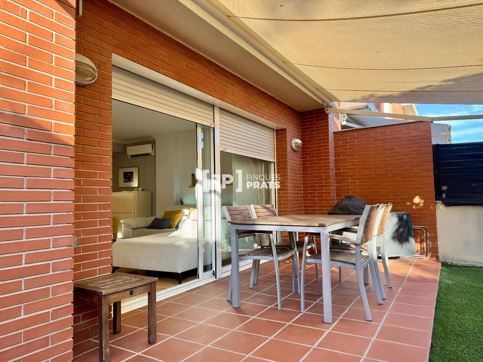 Terrace of Single-family semi-detached for sale in Alpicat  with Air Conditioner, Heating and Private garden