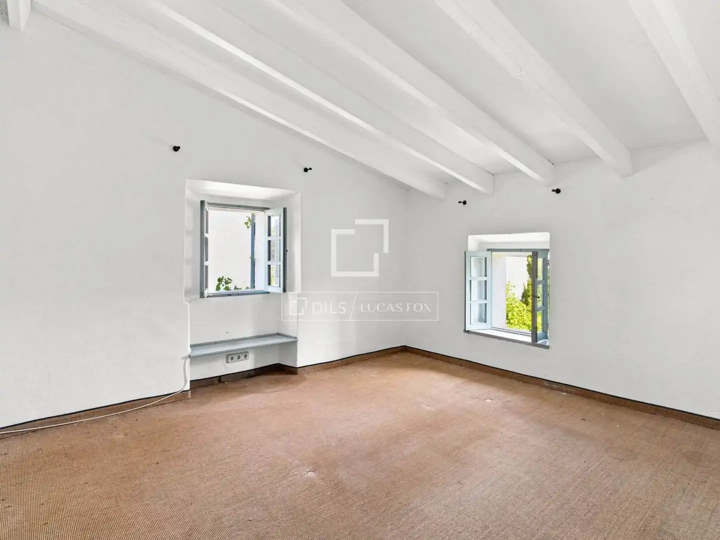 Sala de estar de Finca rústica en venta en Banyalbufar con Jardín privado y Piscina