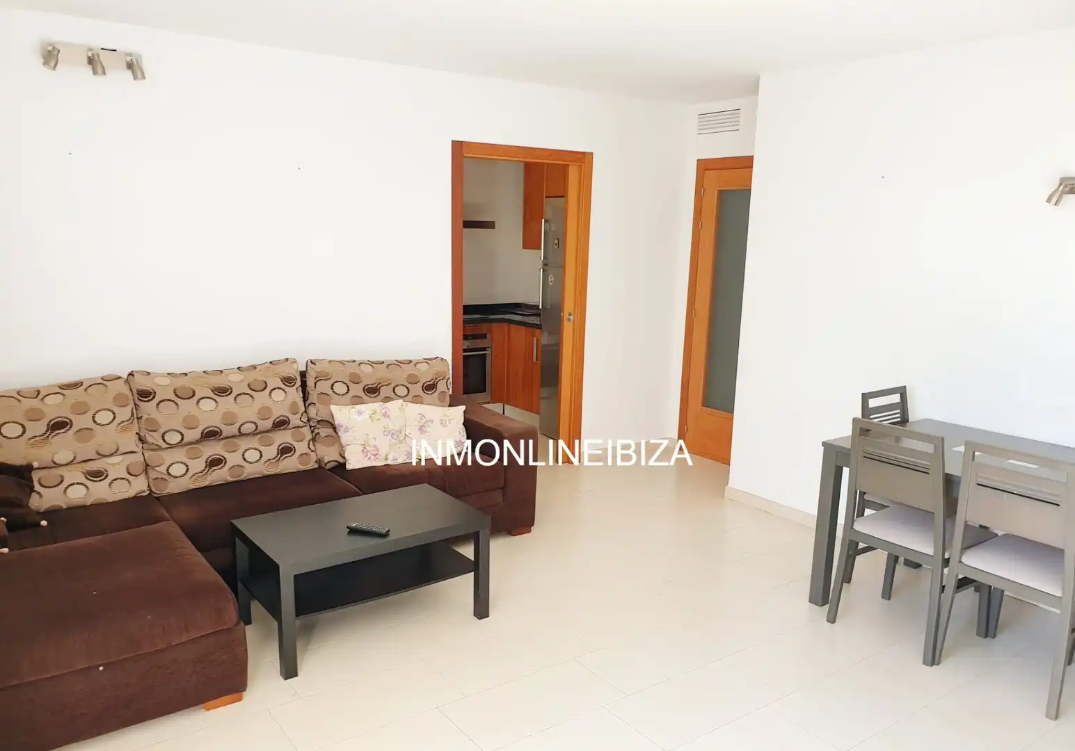 Wohnzimmer von Wohnung zur Miete in Sant Antoni de Portmany mit Klimaanlage, Terrasse und Abstellraum
