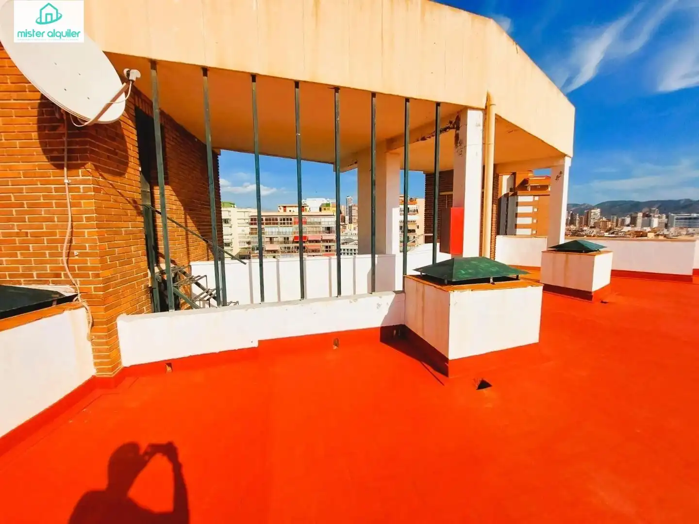 Terrace of Apartments for rent in Benidorm  with Air Conditioner, Heating and Private garden