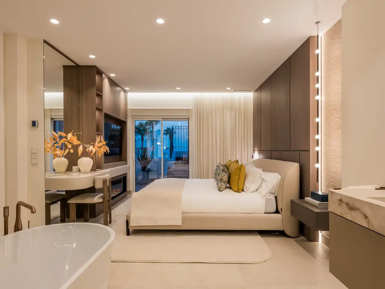 Bedroom of Duplexes for sale in Estepona  with Air Conditioner, Heating and Terrace