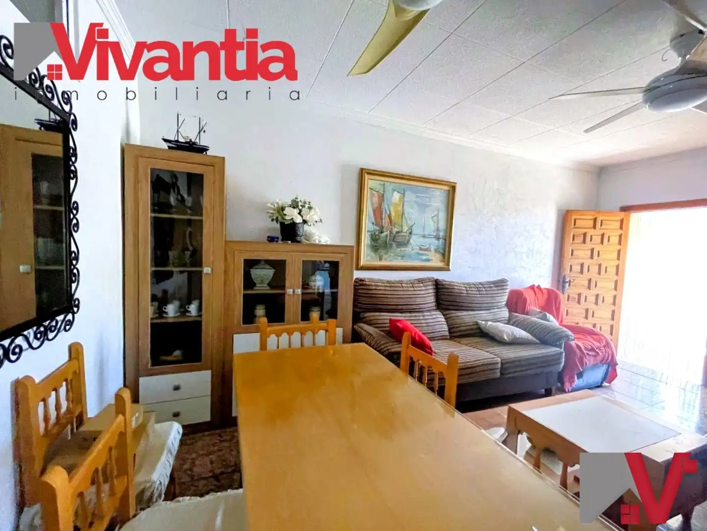 Sala d'estar de Casa adosada en venda en Pulpí amb Terrassa i Moblat