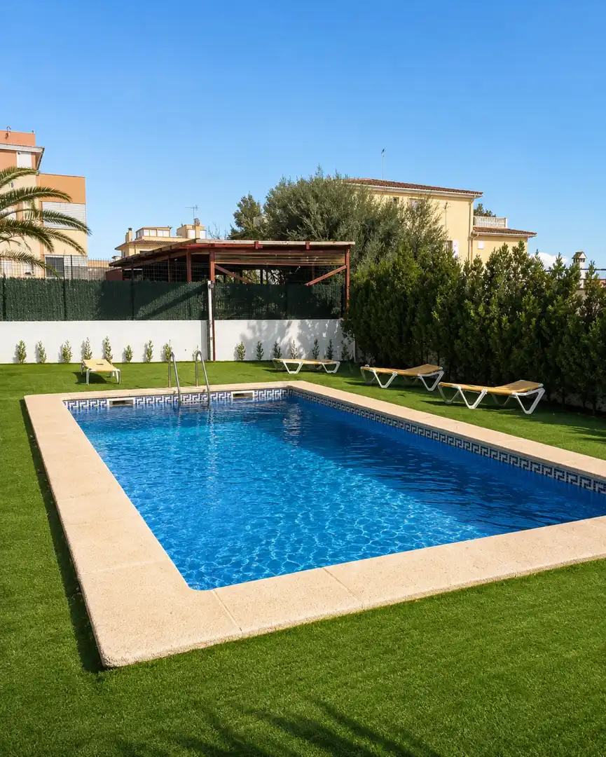 Swimming pool of Flat for sale in Calvià  with Air Conditioner, Heating and Private garden