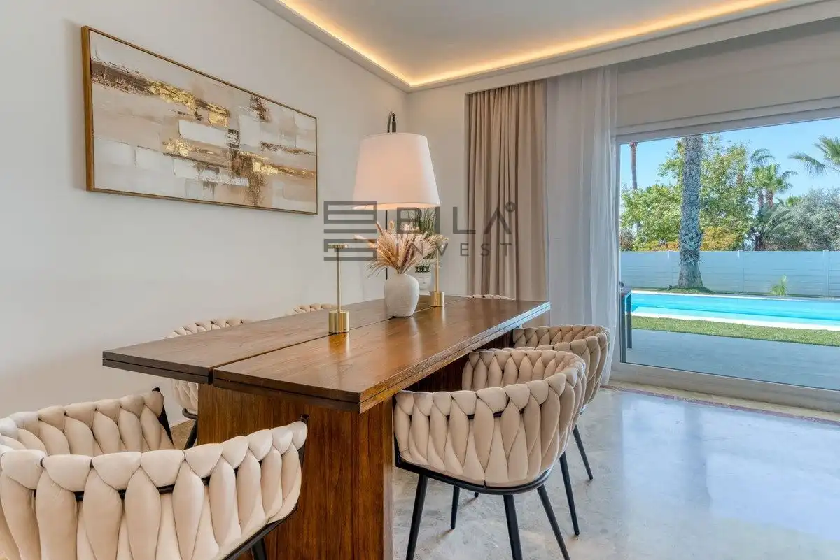 Dining room of Detached homes for sale in Marbella  with Air Conditioner, Terrace and Storage room