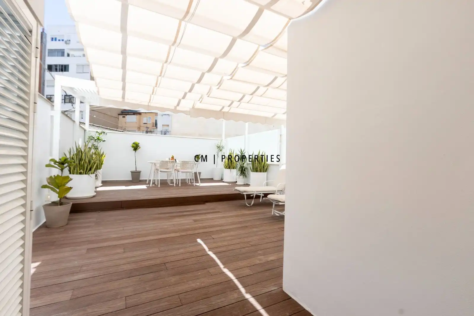 Terrassa de Pis de lloguer en Valencia amb Aire condicionat, Parquet i Terrassa