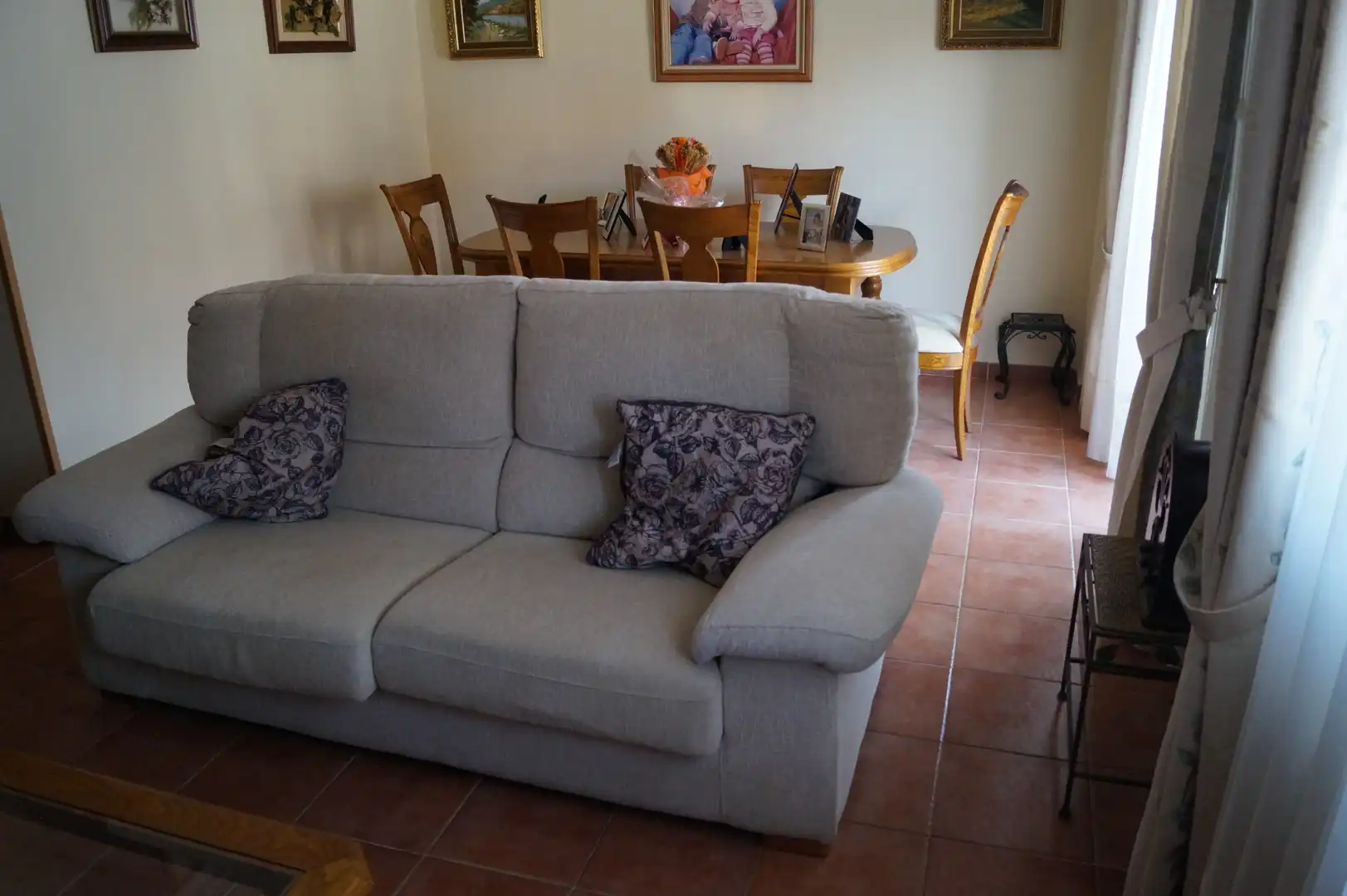 Sala de estar de Casa adosada en venta en Guadalajara con Jardín privado y Terraza