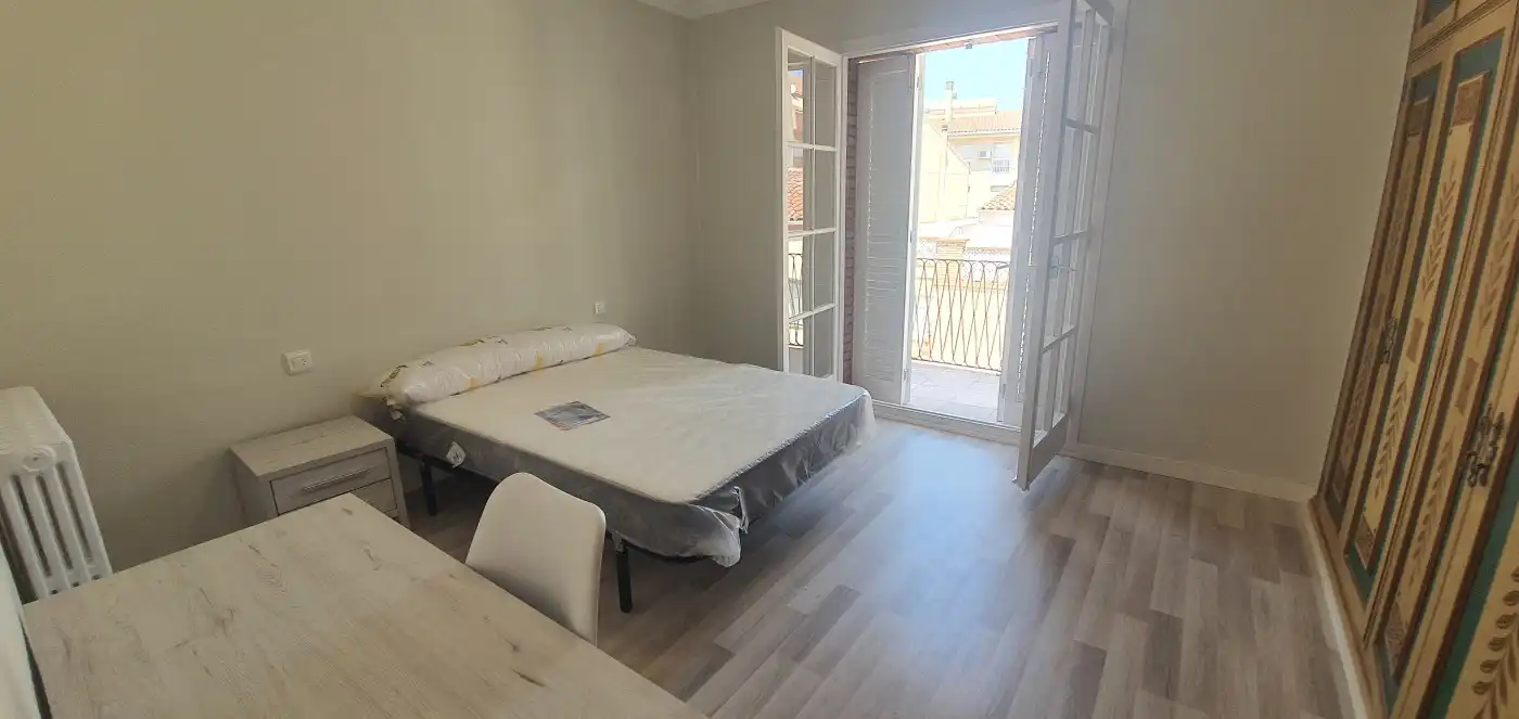 Schlafzimmer von Wohnung zur Miete in Mollerussa mit Klimaanlage, Terrasse und Möbliert