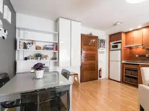 Cocina de Piso de alquiler en Madrid con Aire acondicionado, Calefacción y Parquet