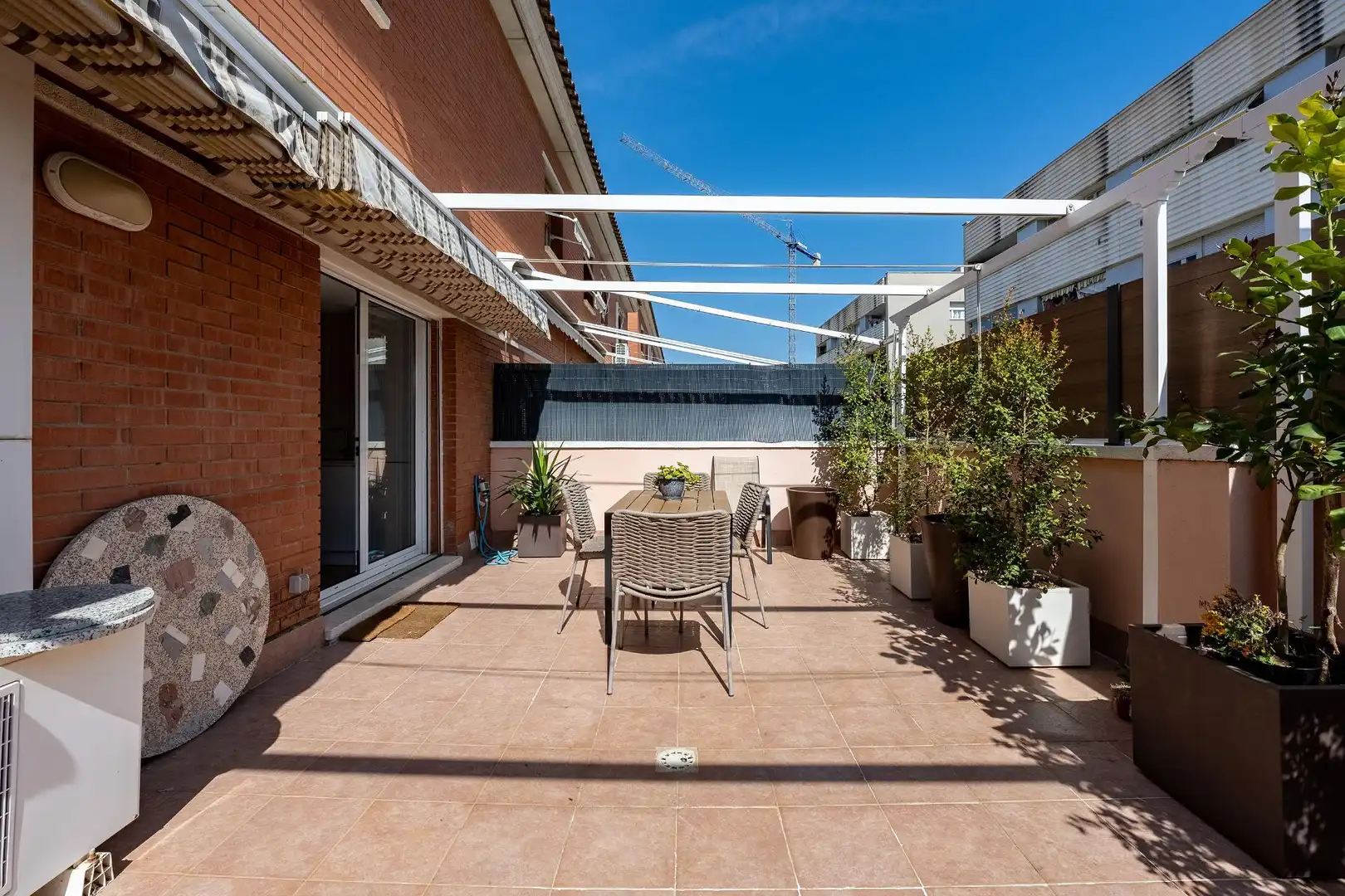 Terrassa de Casa adosada en venda en Cunit amb Aire condicionat, Calefacció i Jardí privat