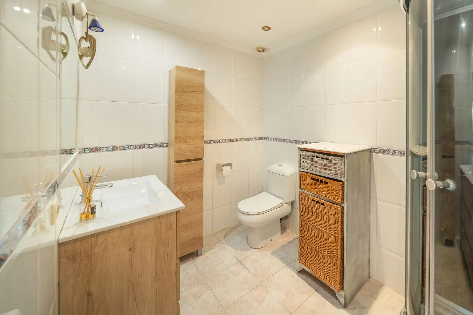 Bany de Apartament en venda en Calvià amb Aire condicionat, Calefacció i Jardí privat
